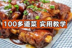 100多道菜，实用教学让你从小白变大厨-二楼后座