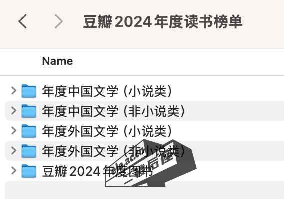 豆瓣2024年度读书榜单
