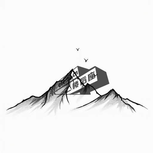 Pixelle-Video 默认提示词前缀对应的「黑白火柴人线稿」配图风格示例