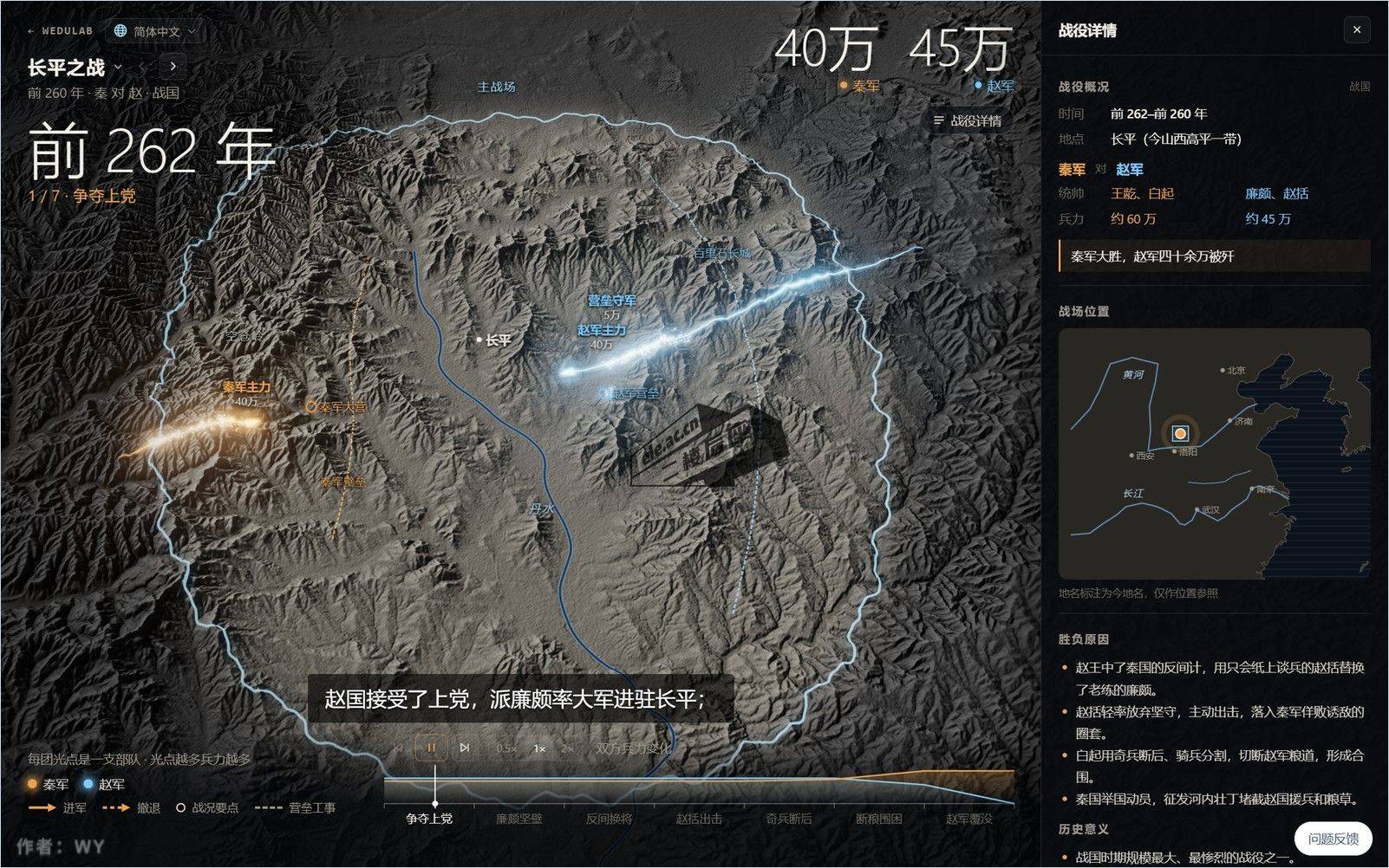 著名战役沙盘 WarTable：在真实高程地形上推演古代战役