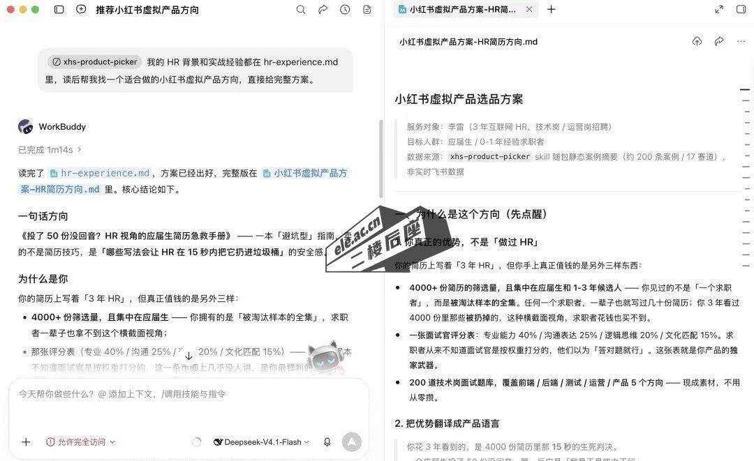 xhs-product-picker 实测：从个人经验定位小红书虚拟产品方向
